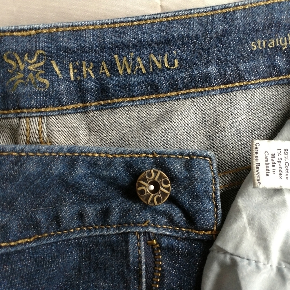 Simply Vera Wang Straight Leg Sz 6 Jeans! - Picture 5 of 6